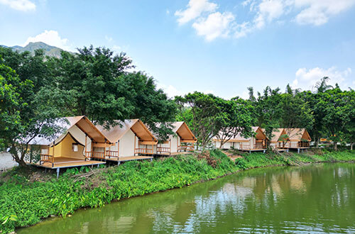 廣東江門露營基地帳篷酒店民宿